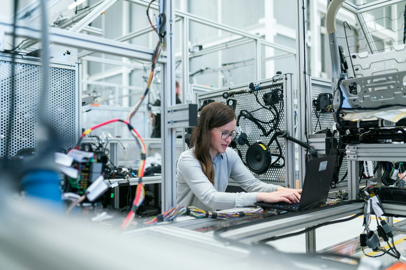 Quality inspection of products in progress