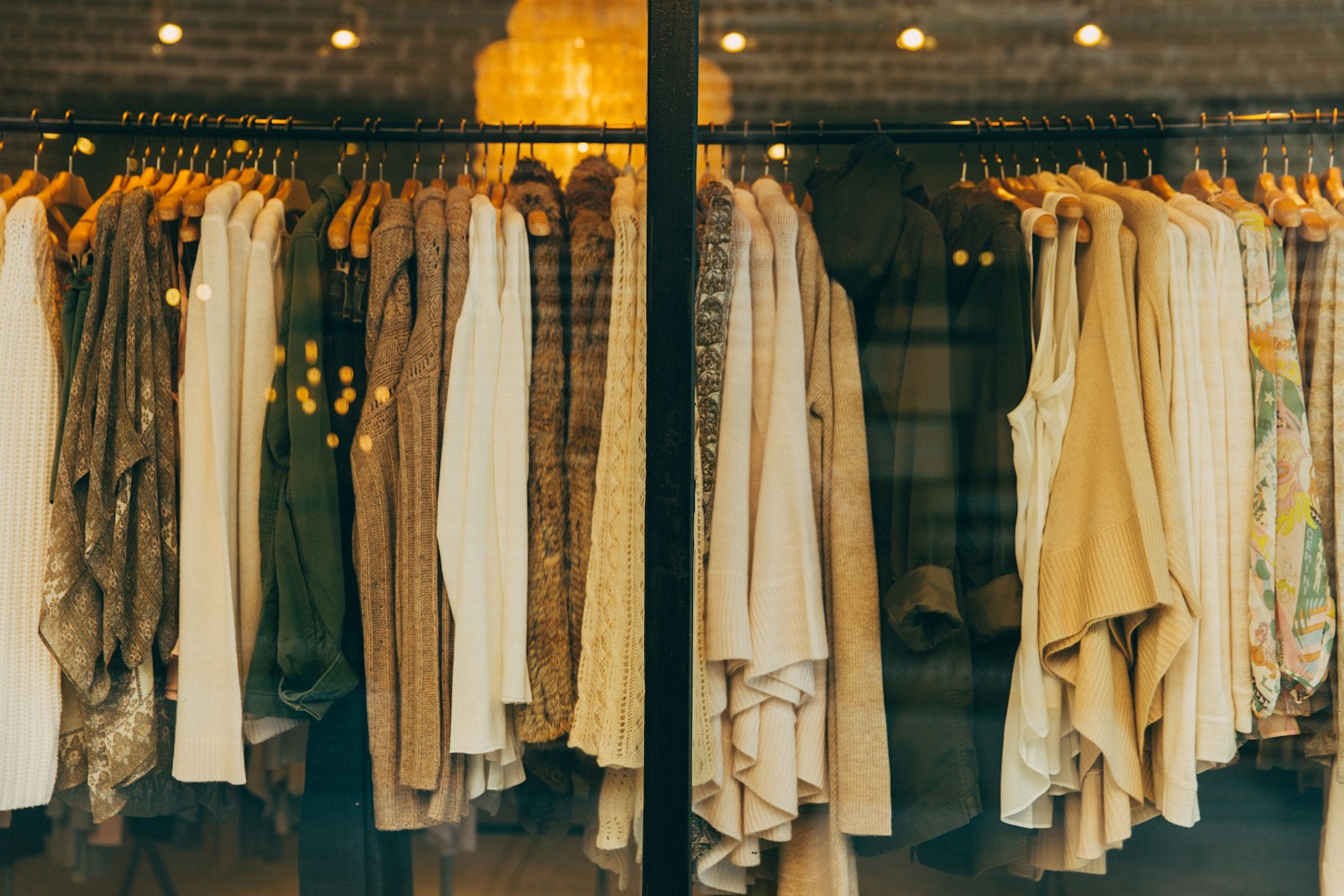 Clothing rail representing the Apparel & Fashion category