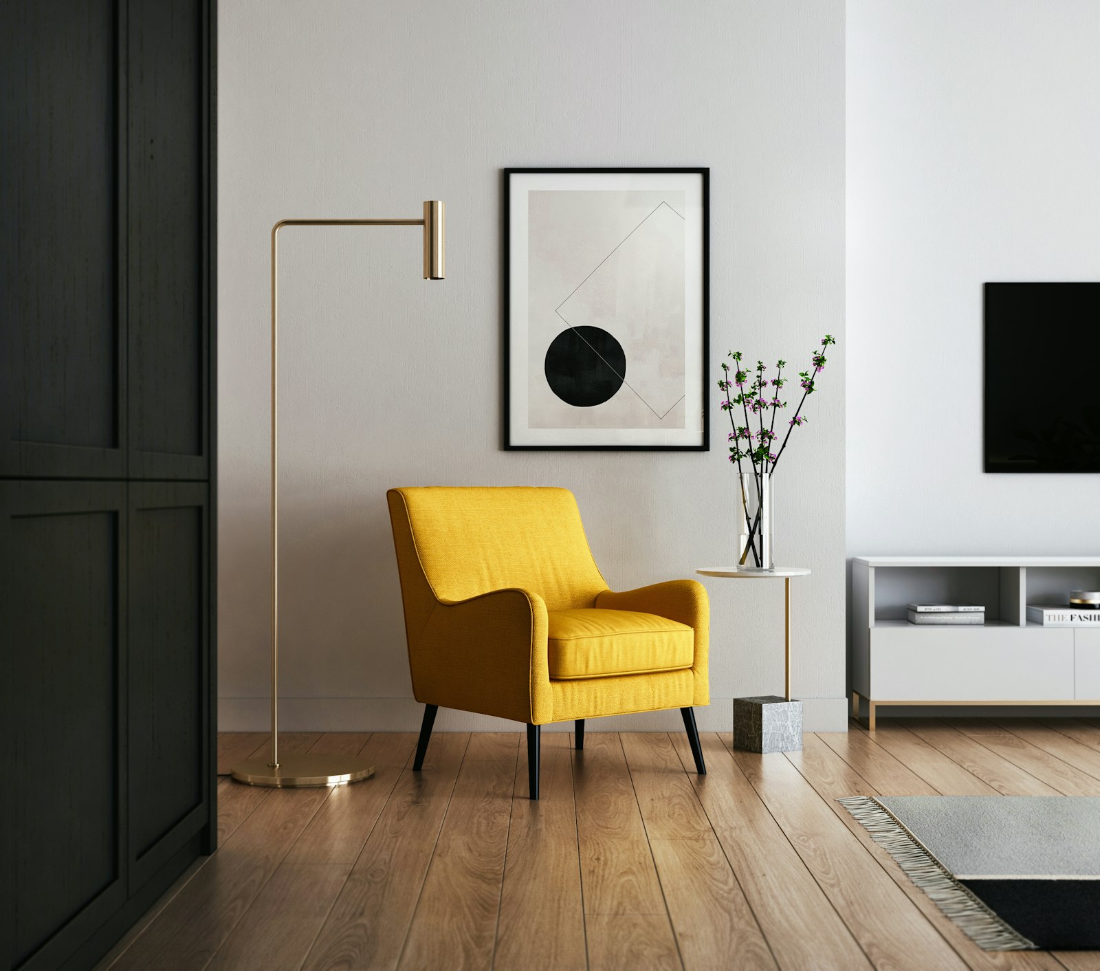 Styled living room representing the Home & Living category
